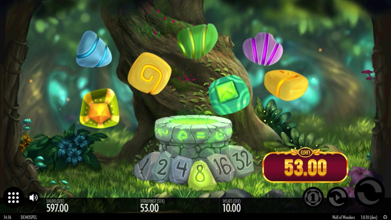 Игровые автоматы «Well of Wonders» в онлайн казино Фараон 